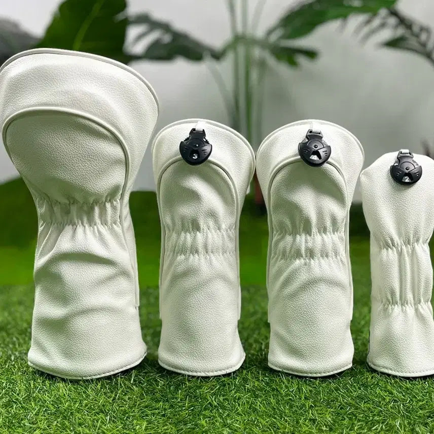 [BUNJANG] Malbon Golf Club Cover Set (Driver, Wood, Utility) / 말본골프 클럽 커버 세트