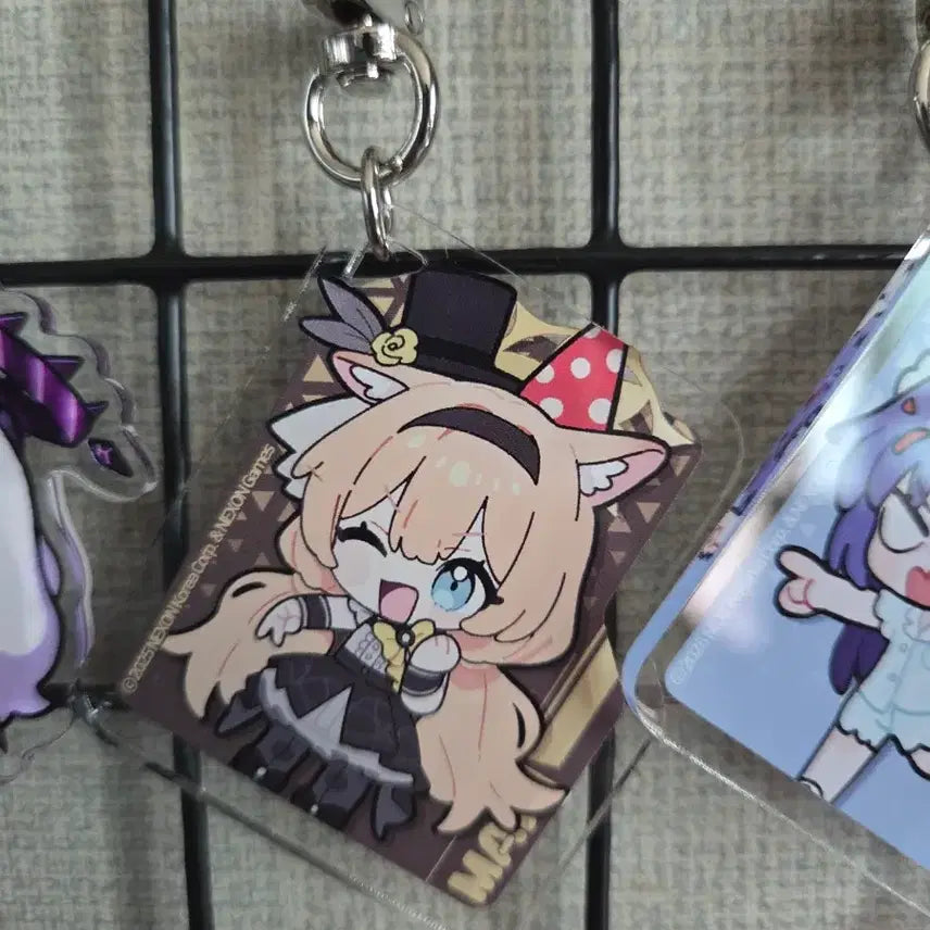 [BUNJANG] Blue Archive Mari Yuuka Acrylic Keyring / 블루 아카이브 마리 유우카 아크릴 키링