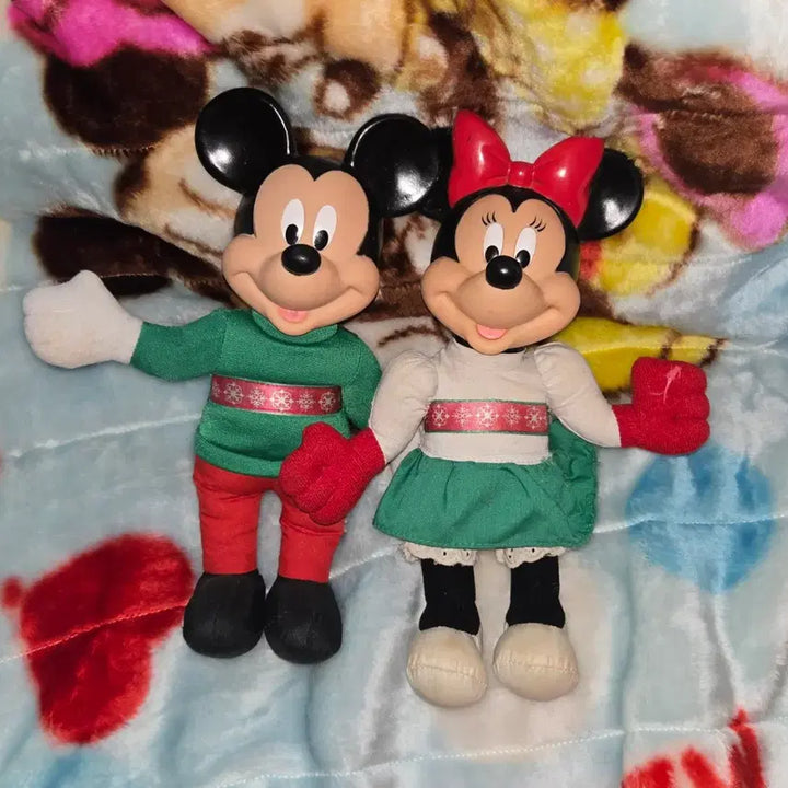 [BUNJANG] Disney Mickey Minnie Mouse Christmas McToy Vintage Set / 디즈니 미키 미니 마우스 크리스마스 맥토이 고전 빈티지 세트판매
