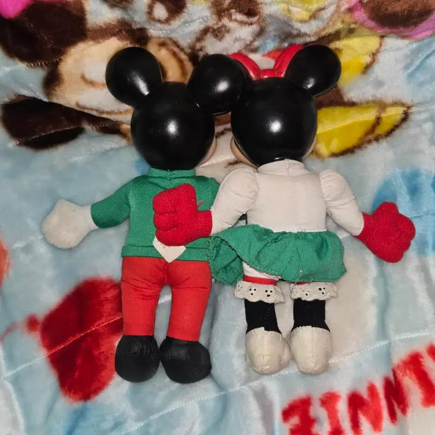 [BUNJANG] Disney Mickey Minnie Mouse Christmas McToy Vintage Set / 디즈니 미키 미니 마우스 크리스마스 맥토이 고전 빈티지 세트판매