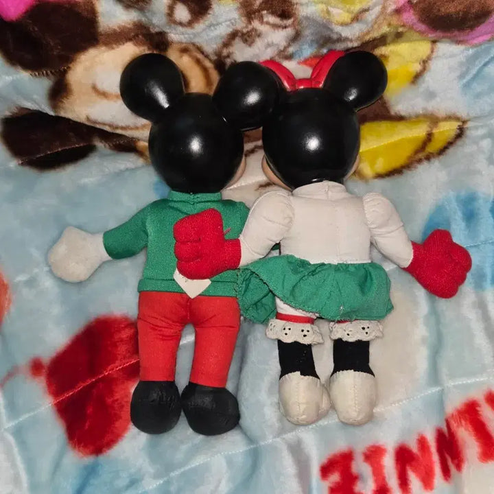 [BUNJANG] Disney Mickey Minnie Mouse Christmas McToy Vintage Set / 디즈니 미키 미니 마우스 크리스마스 맥토이 고전 빈티지 세트판매