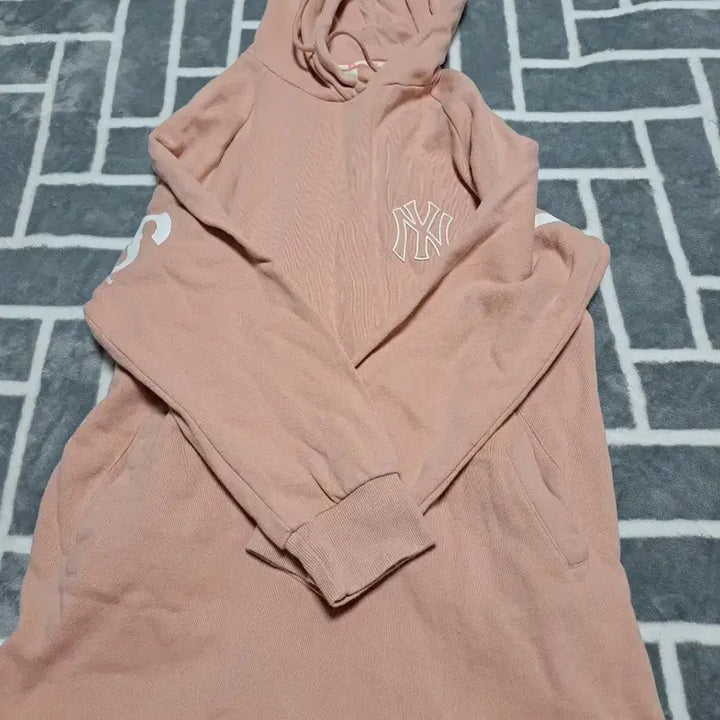 [BUNJANG] MLB Fleece Hooded Dress XS / mlb 기모후드원피스 xs