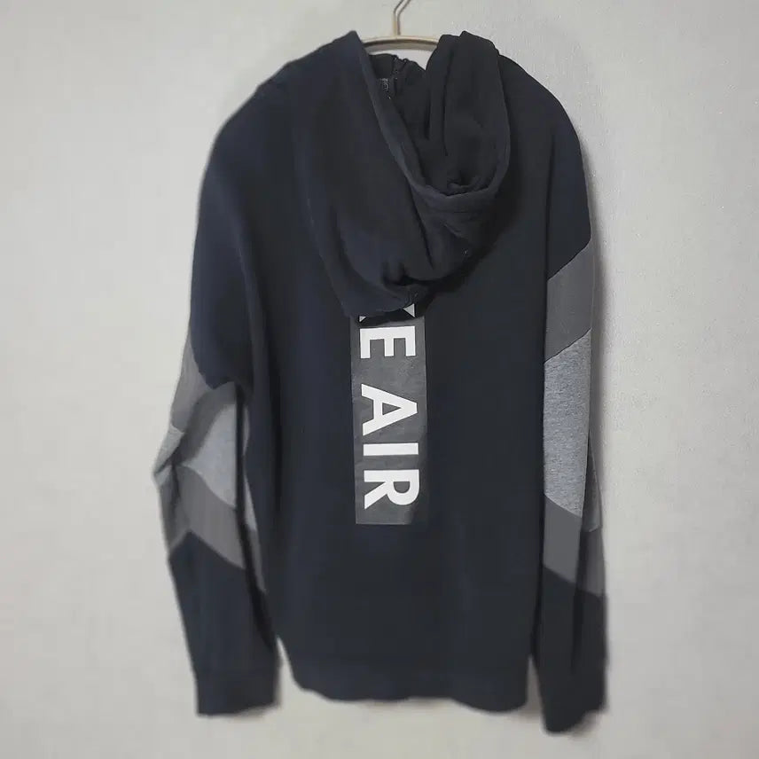 [BUNJANG] Nike Air Full Zip Fleece Hoodie Black / 나이키 에어 풀집 플리스 후드 블랙