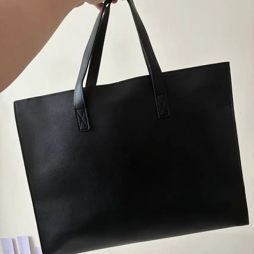 [BUNJANG] Black Tote Bag / 토트백 가방