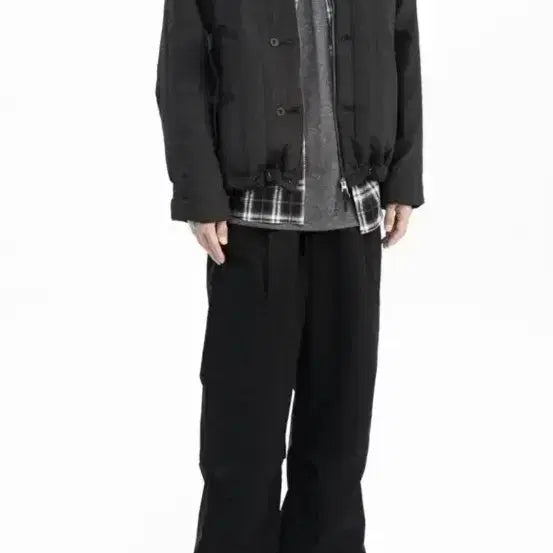 [BUNJANG] Politedu Quilted Cardigan Black / 폴리테루 퀄티드 가디건 블랙