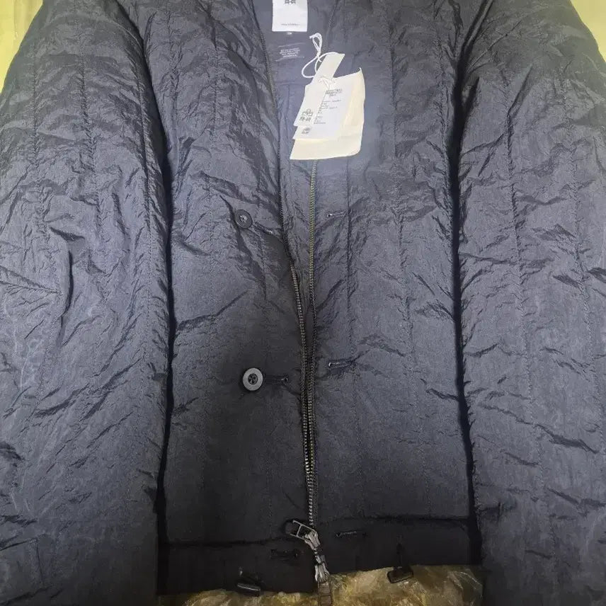 [BUNJANG] Politedu Quilted Cardigan Black / 폴리테루 퀄티드 가디건 블랙