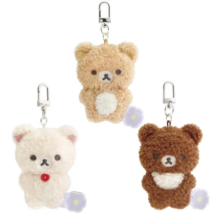 [BUNJANG] San-X Rilakkuma Mini Plush Keychain Holder / 산엑스 리락쿠마 부라사게 미니사이즈 봉제인형 키링 키홀더