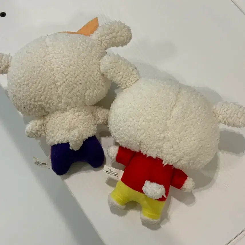 [BUNJANG] Vintage Classic Crayon Shin-chan Shiro Dog Plush Bundle Set / 빈티지 고전 인형 짱구 흰둥이 인형 일괄