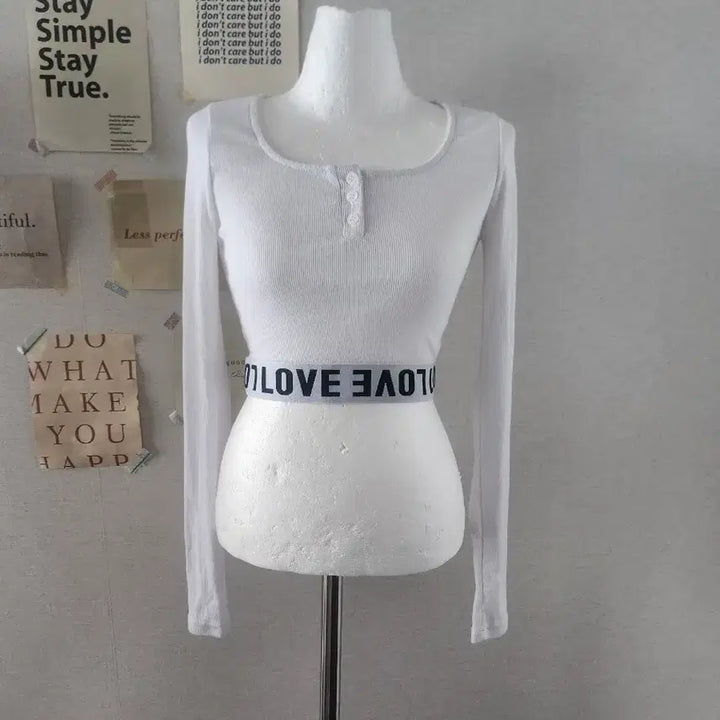 [BUNJANG] Platform White Cropped T-Shirt / 플랫폼 화이트 크롭티 새상품