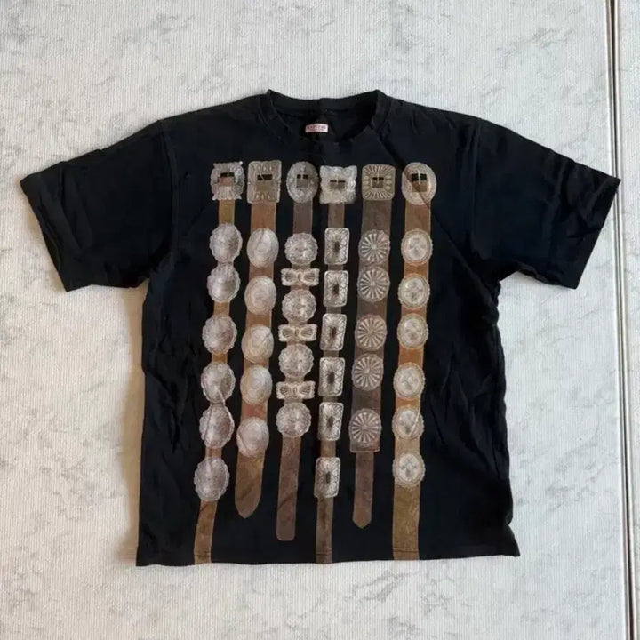[BUNJANG] Capital Concho Short Sleeve T-Shirt M / 캐피탈 콘초 반팔 m
