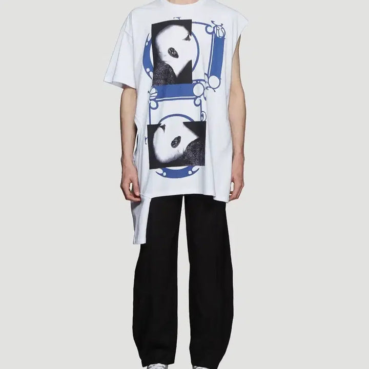 [BUNJANG] Raf Simons 19ss Side Open T-Shirt / 라프시몬스 - 19ss 사이드 오픈 티셔츠
