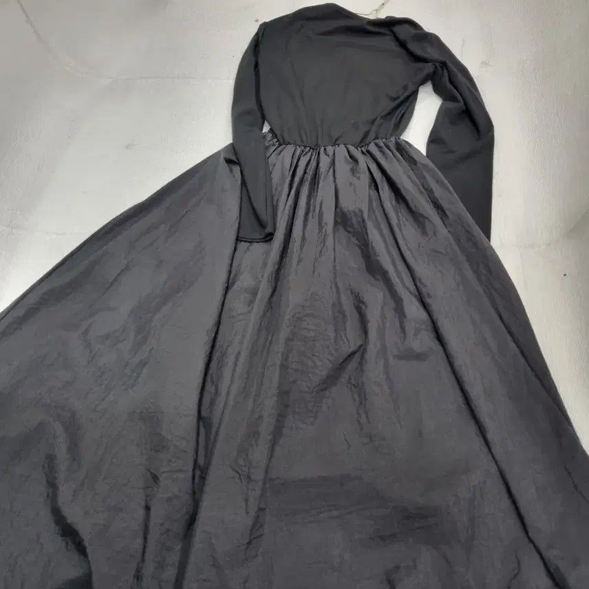 [BUNJANG] Black Long Dress / 검정 롱 원피스