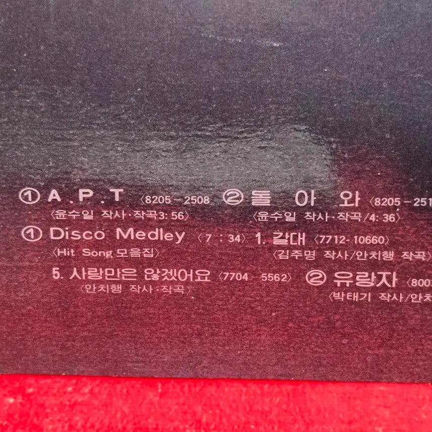 [BUNJANG] Yoon Soo Il Band 2nd Album LP / 윤수일 BAND 2집 LP 음반  5026