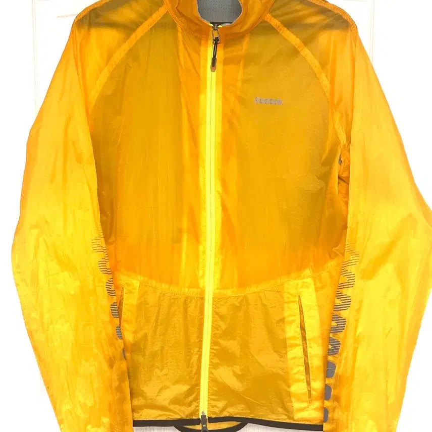 [BUNJANG] Reebok Yellow Running Windbreaker Jacket / 리복 옐로우 러닝 바람막이 자켓