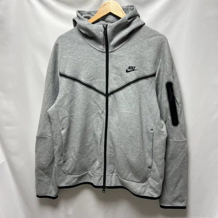 [BUNJANG] Nike Tech Fleece Windrunner Full Zip Hoodie Grey XL / [정품/XL] 나이키 신형 테크팩 윈드러너 풀집 그레이 후드집업