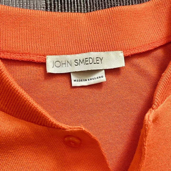[BUNJANG] John Smedley Orange Cotton Knit M / 존스메들리 오렌지 코튼 니트 95-100
