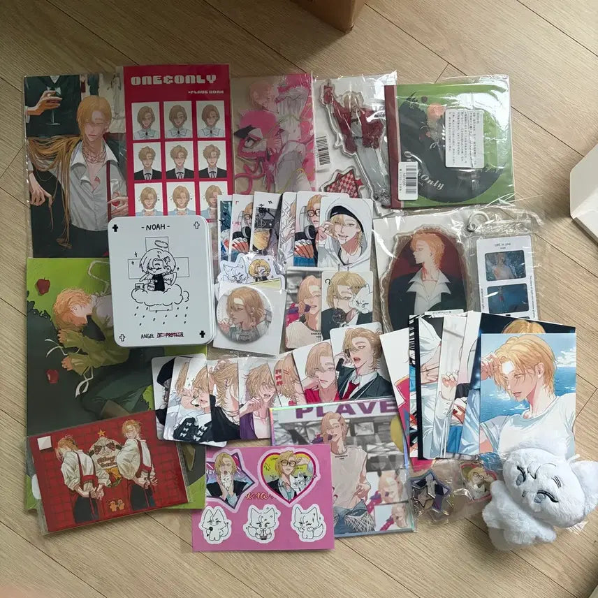 [BUNJANG] PLAVE Noah Kawaii Goods Bundle Set Photocard Doll / 플레이브 카와님 노아 굿즈 전종 일괄 포카 인형 비공식