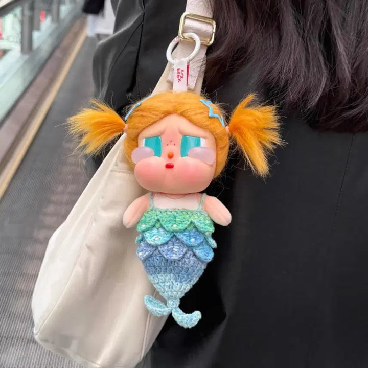 [BUNJANG] Pop Mart Crybaby Holiday Handmade Mermaid Outfit / 팝마트 크라이베이비 휴가 핸드메이드 인어공주옷