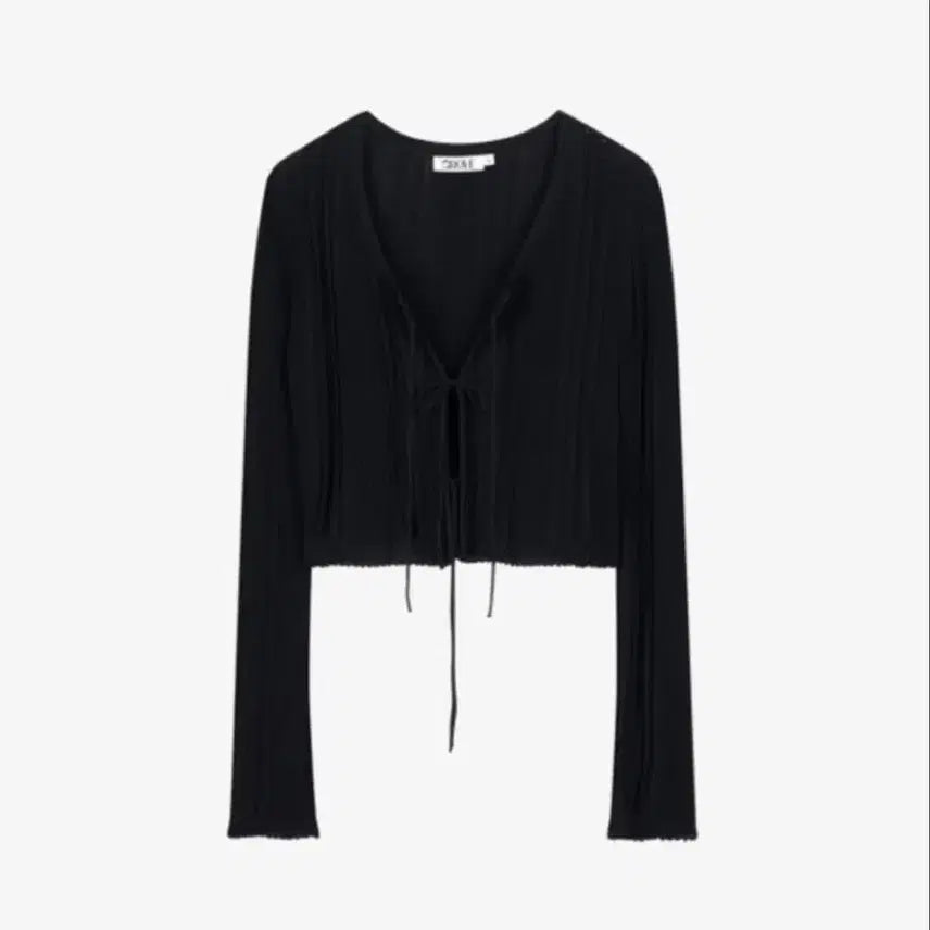 [BUNJANG] Grove Groa Crochet Summer Cardigan Long Sleeve Black / 그로브 그로아 크로쉐 여름 가디건 롱슬리브 블랙