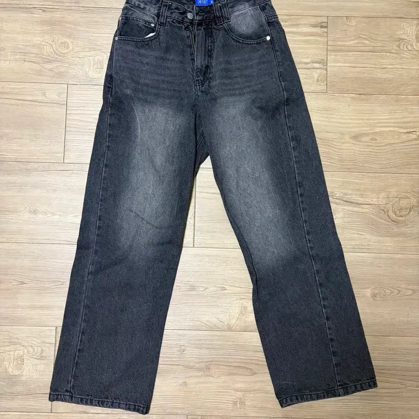 [BUNJANG] DECEIT Black Washed Wide Pants (26) / 데케트 와이드 팬츠 흑청 26사이즈