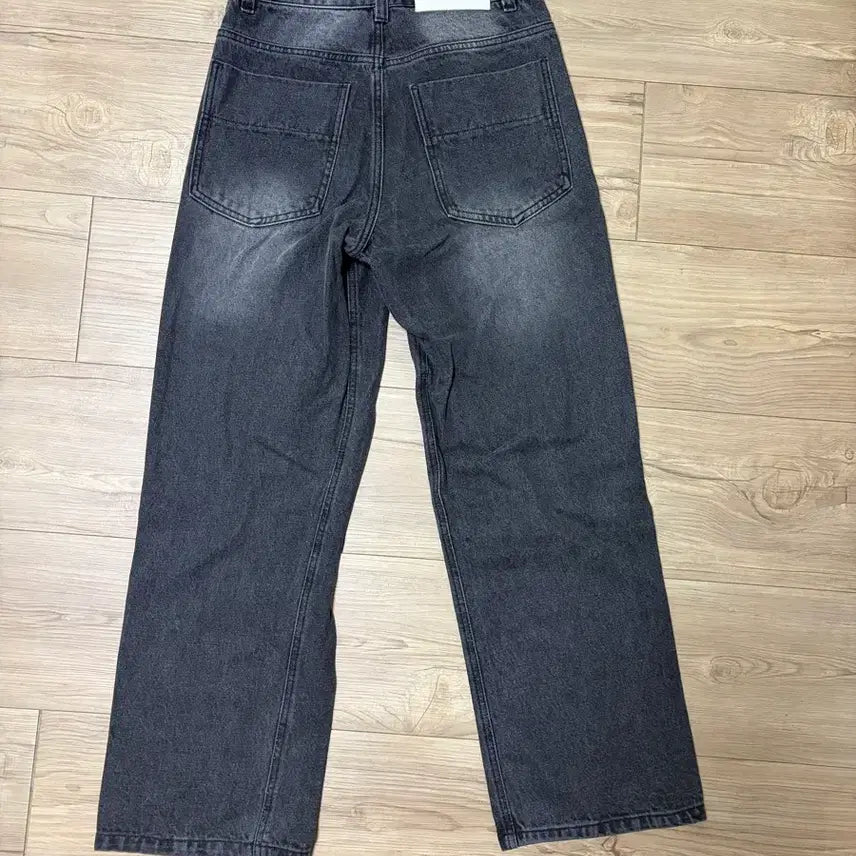 [BUNJANG] DECEIT Black Washed Wide Pants (26) / 데케트 와이드 팬츠 흑청 26사이즈