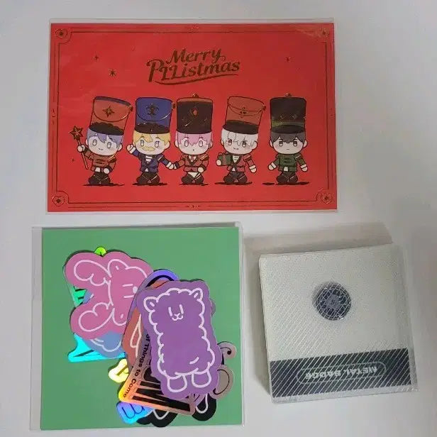 [BUNJANG] PLAVE Merry Plisme Photo Set Sticker Pack Badge Bundle Set / 플레이브 메리플리스마스 엽서 육여름 스티커팩 성휘예고 뱃지 일괄