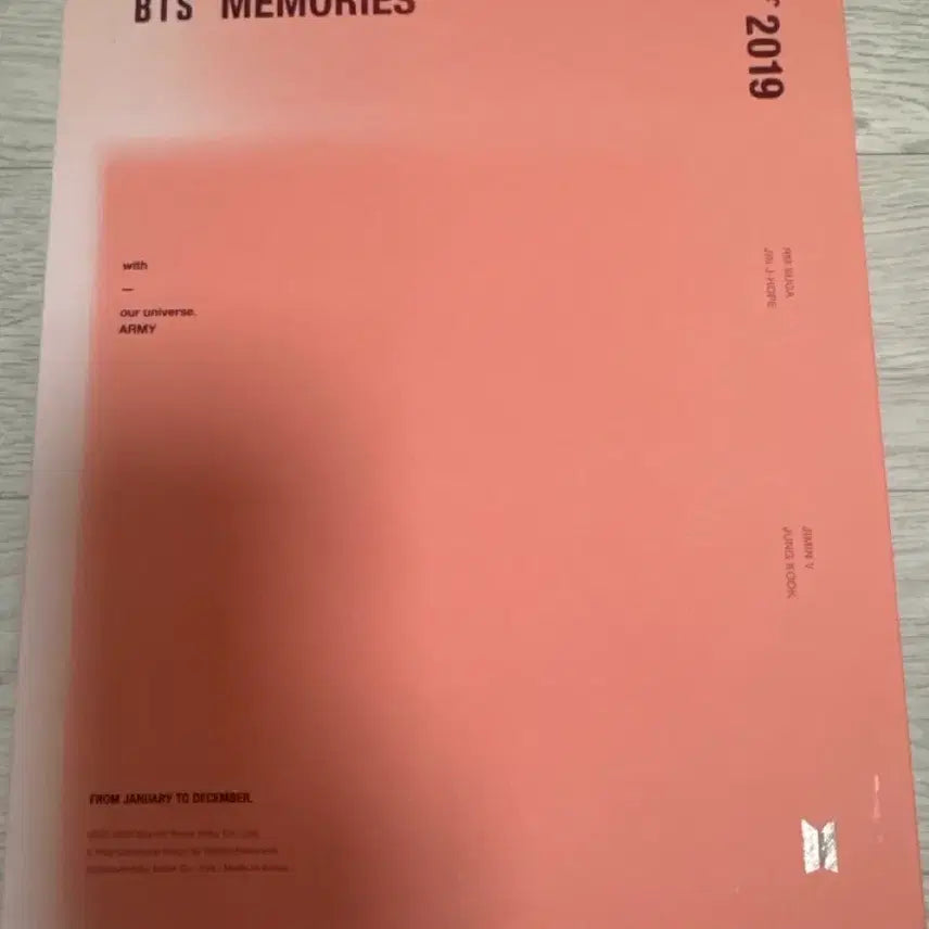 [BUNJANG] BTS Memories 2019 DVD / 방탄소년단 메모리즈 2019 DVD