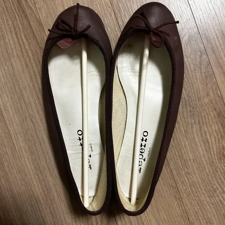 [BUNJANG] Repetto Cendrillon Ballerina Flats Brown Leather / 레페토 산드리옹 발레리나 플랫 브라운 + 박스