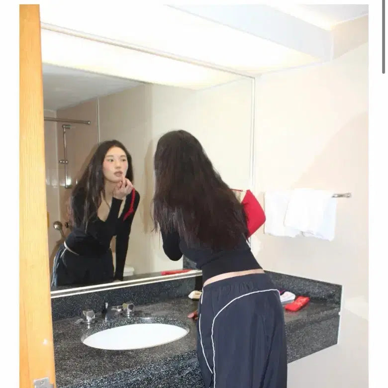 [BUNJANG] Attends For Cutiness Retrofit Nylon Pants / 어텐즈포큐트니스 attends 레트로핏 나일론 팬츠
