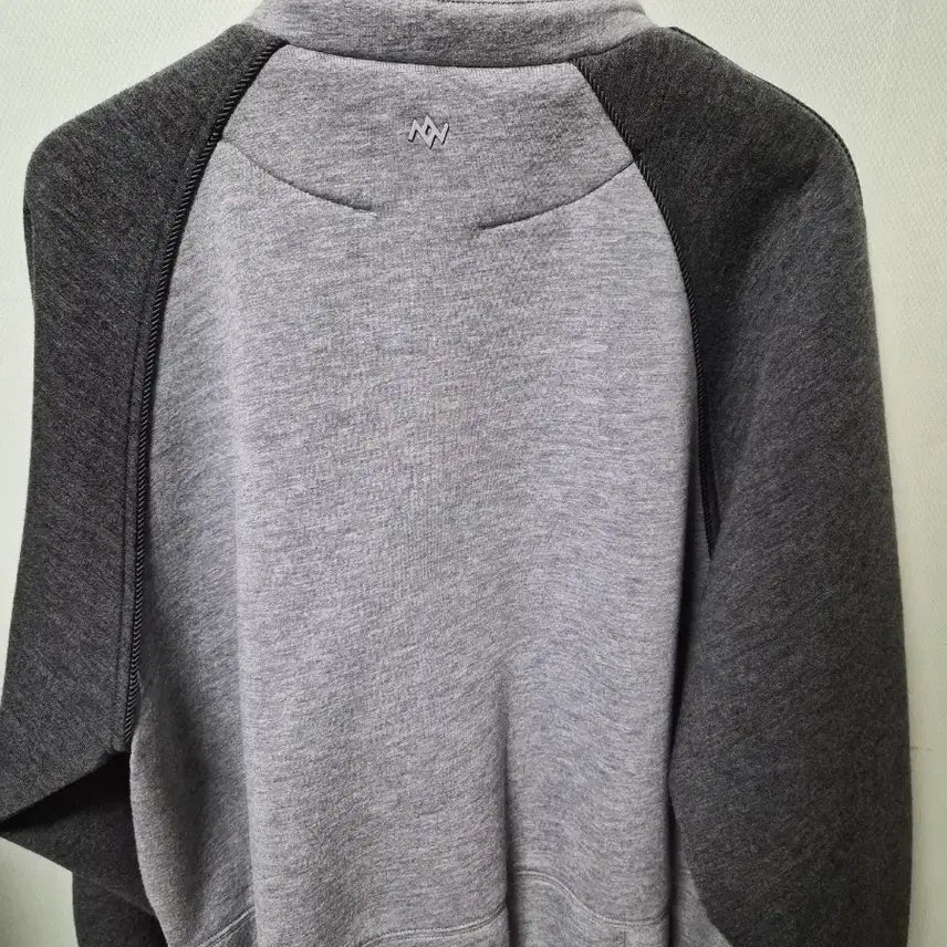 [BUNJANG] SJYP Panther Hand Rope Varsity Jumper Melange Grey / 지제로 송지오 팬서 핸드 로프 바시티 점퍼 멜란지 그레이