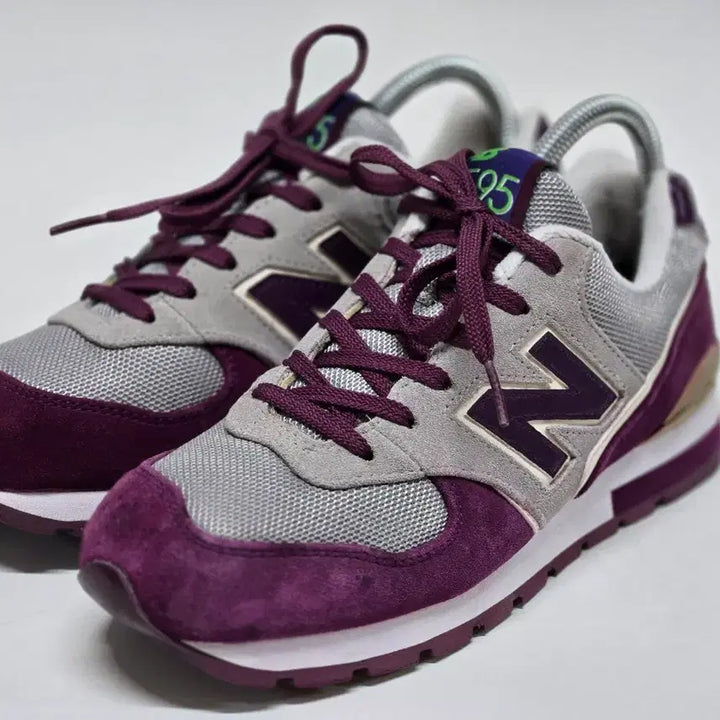 [BUNJANG] New Balance 595 Purple Suede Sneakers (Size 250mm) / [파격가/색감최고] 뉴발란스 595 정품 -(하자 고지) 250mm
