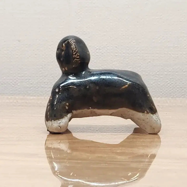[BUNJANG] Joseon Dynasty Black Glazed Ceramic Funerary Item / 조선시대 흑유 명기
