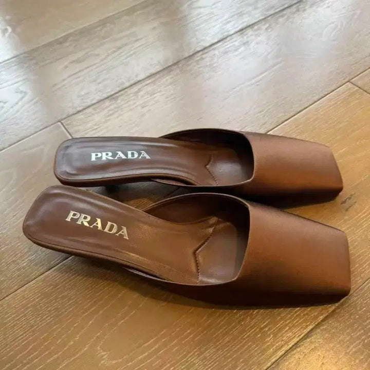 [BUNJANG] Prada Brown Pumps Heel Shoes / 프라다 브라운 펌프스 힐 슈즈