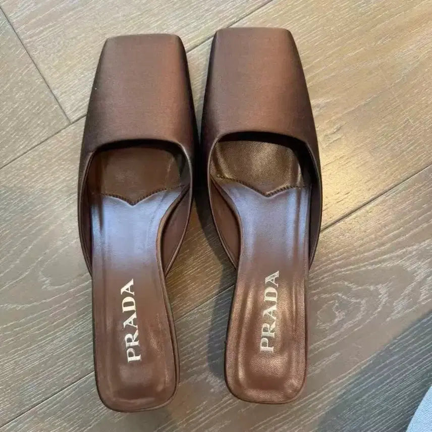 [BUNJANG] Prada Brown Pumps Heel Shoes / 프라다 브라운 펌프스 힐 슈즈