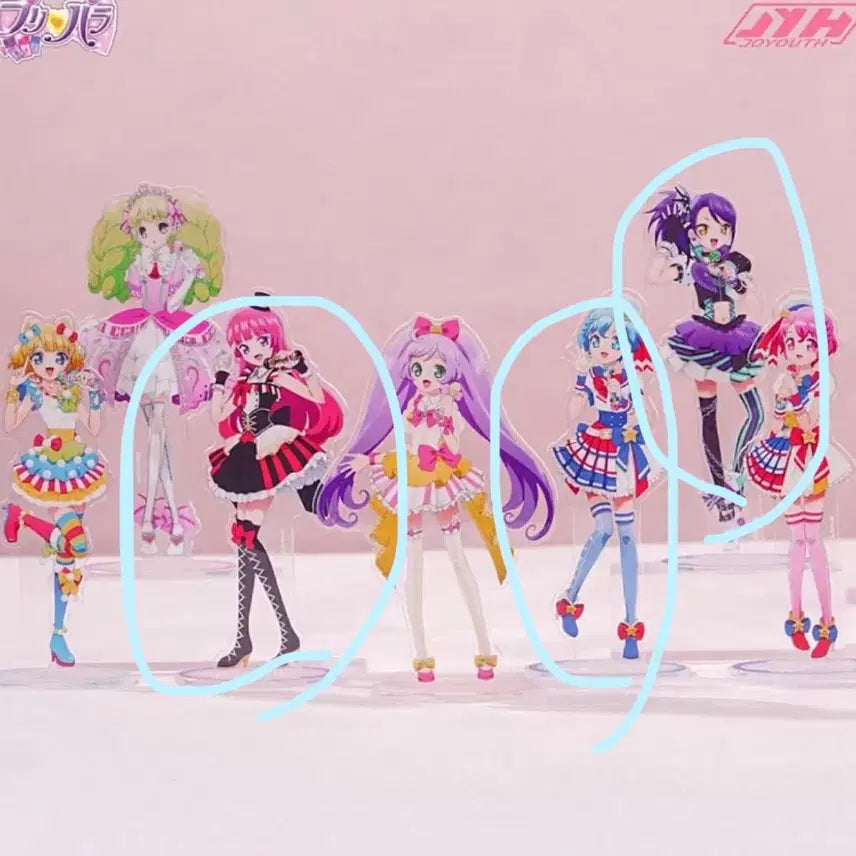 [BUNJANG] Pripara Chinese Acrylic Stand - Shion, Dorothy, Sophie / 프리파라 굿즈 판매합니다 !