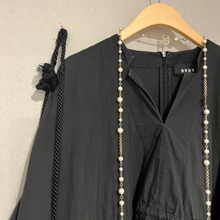 [BUNJANG] DKNY Black Ribbed Long Dress / (정품)DKNY 바스락 롱 원피스