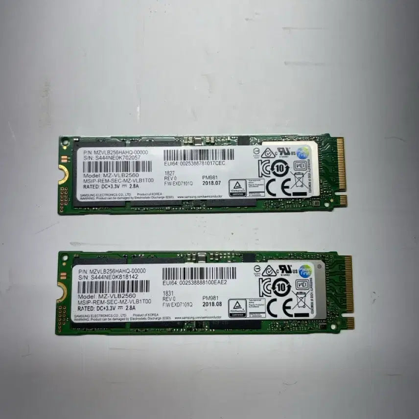 [SOLD OUT] 삼성 PM981 256GB nvme