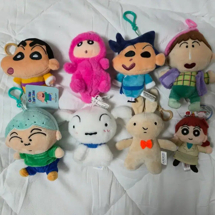[BUNJANG] Crayon Shin-chan Character Keychains &amp; Dolls (Various Characters) / 흰둥이인형 짱구 캐릭터 짱구친구들 철이 훈이 열쇠고리 유리 인형모음