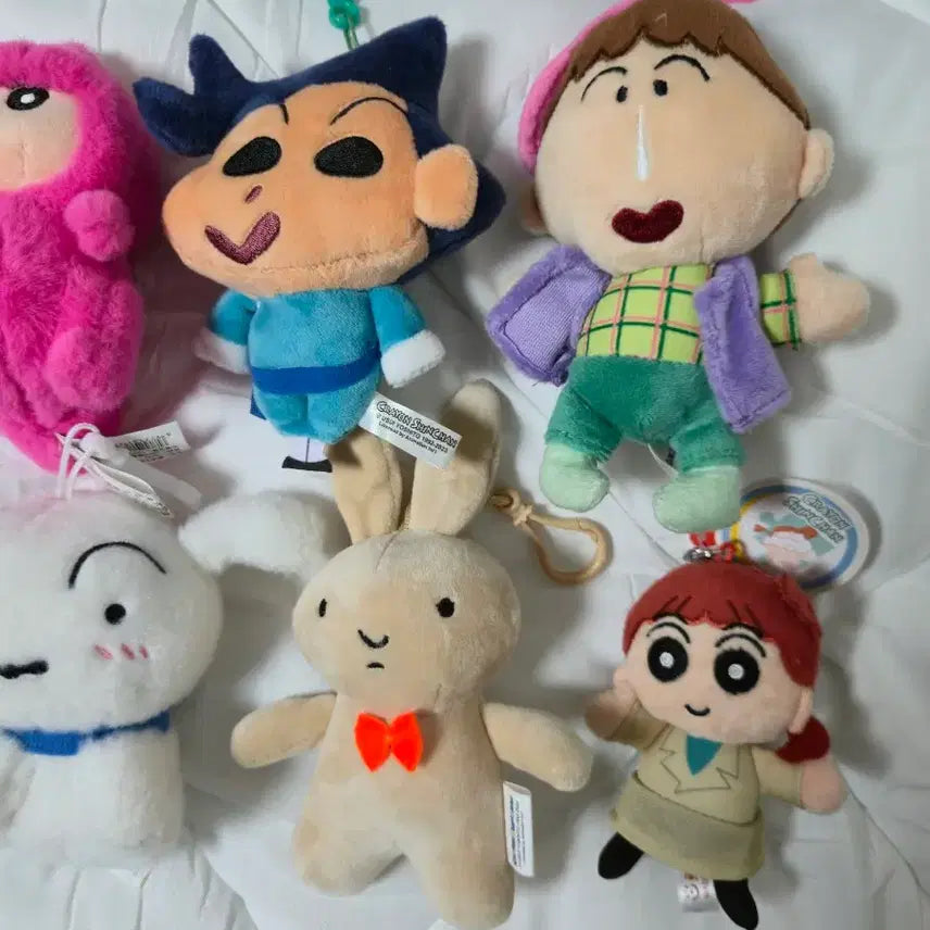 [BUNJANG] Crayon Shin-chan Character Keychains &amp; Dolls (Various Characters) / 흰둥이인형 짱구 캐릭터 짱구친구들 철이 훈이 열쇠고리 유리 인형모음