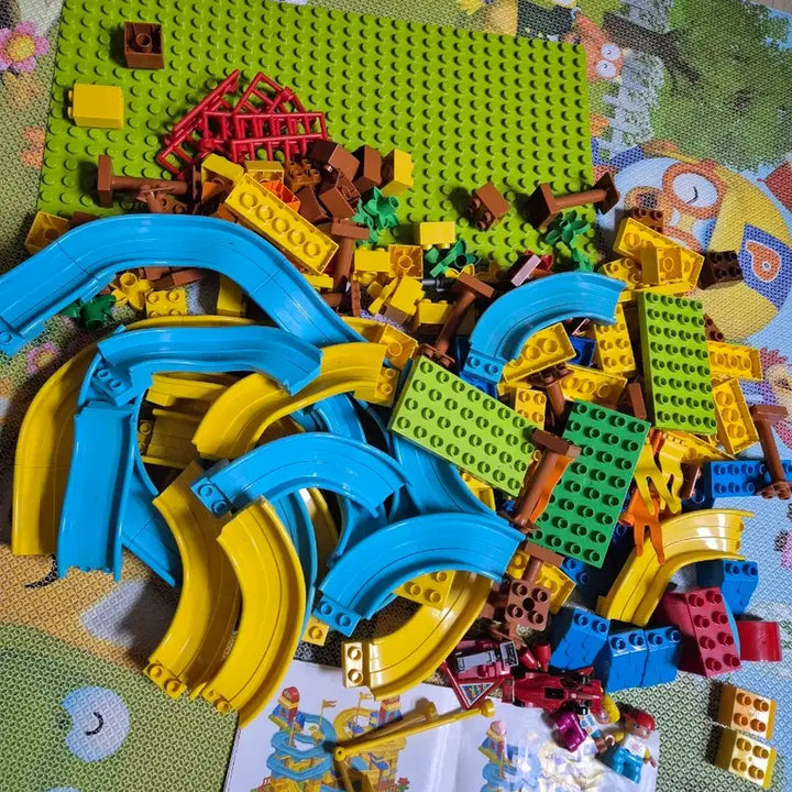[BUNJANG] Duplo Compatible Building Blocks - Extreme Racing (88002) / 듀플러 레고 호환/스모네오 블록놀이 88002 익스트림 레이싱+설명서