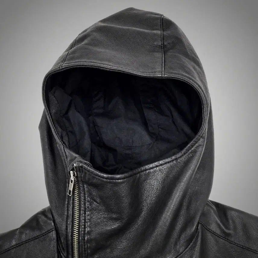 [BUNJANG] Helmut Lang 00s Archive Leather Ninja Jacket / 헬무트랭 00s 아카이브 레더 닌자 자켓