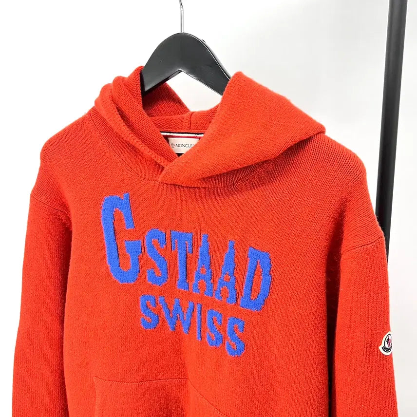 [BUNJANG] Moncler Wool Knit Hooded T-Shirt / [M사이즈] 몽클레어 울 니트 후드 티셔츠