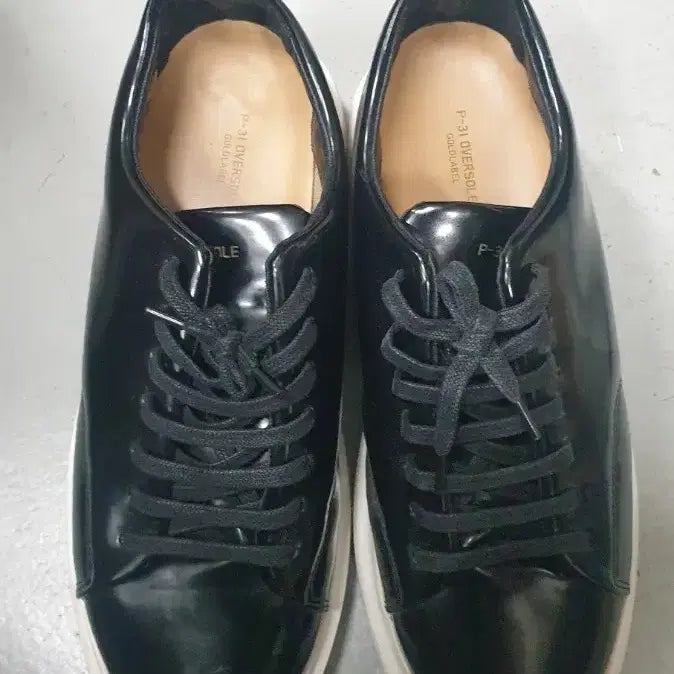 [BUNJANG] P-31 Oversole Black Sneakers (275-280) / P-31 오버솔 블랙 스니커즈275~280