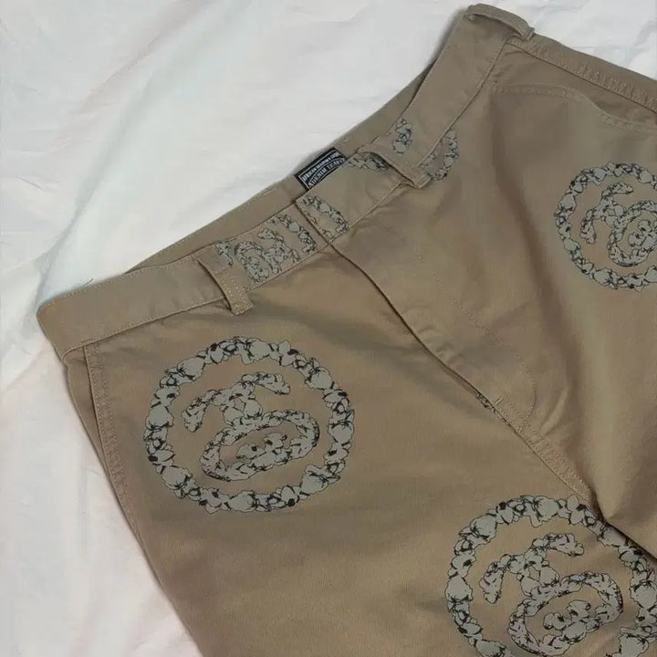 [BUNJANG] Stüssy x Denim Tears RISS Chino Pants Khaki 34 / 스투시 x 데님티어스 SS 리쓰 치노 카키 34