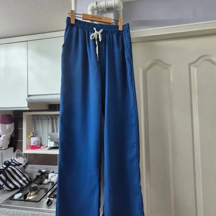 [BUNJANG] Wrinkle-Free Wide Slacks / 링클프리 와이드바지