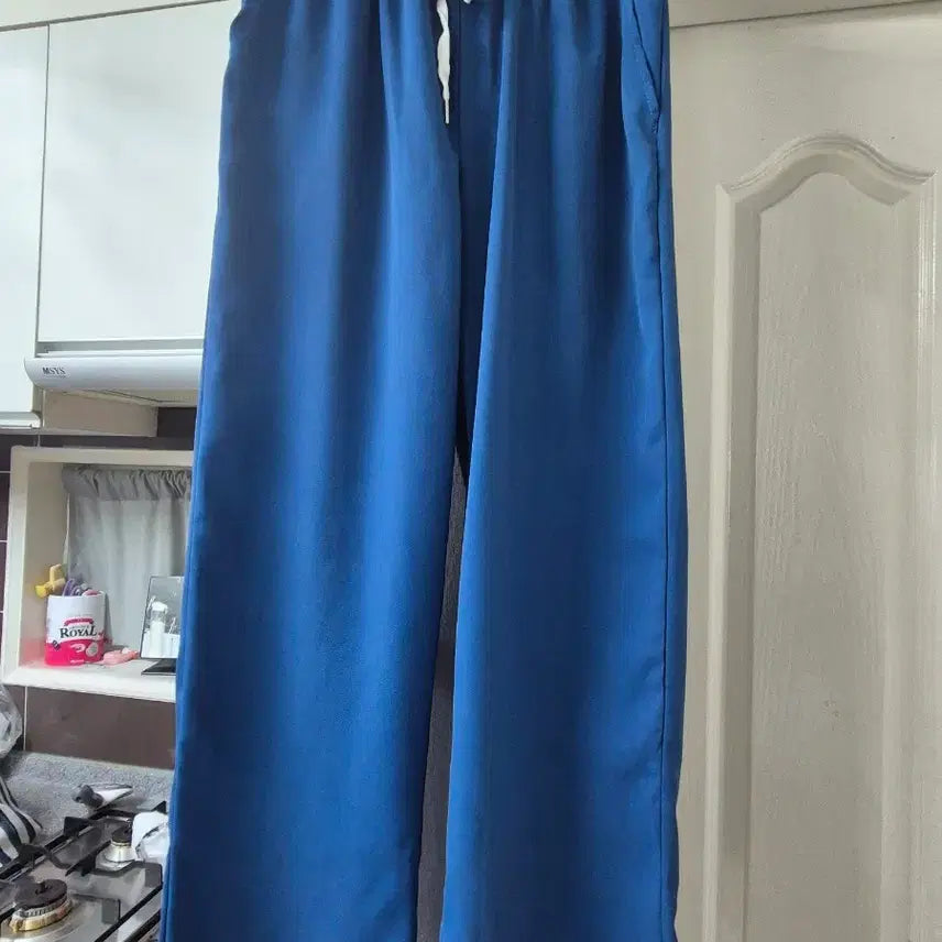 [BUNJANG] Wrinkle-Free Wide Slacks / 링클프리 와이드바지