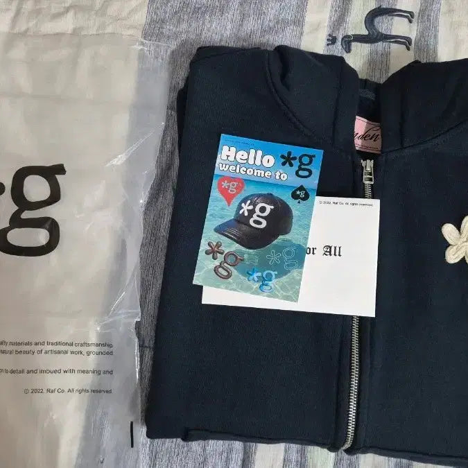 [BUNJANG] Gladden Hooded Zip-up Hoodie Ink Navy Size 2 / 글런든 후드집업 잉크네이비 2사이즈