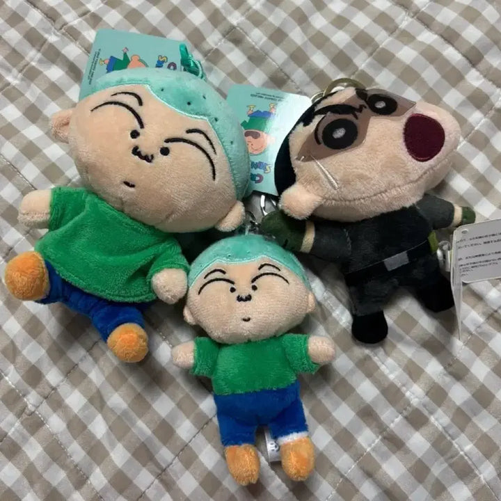 [BUNJANG] Crayon Shin-chan Hooni Plush Keychain / 짱구 훈이 인형 키링