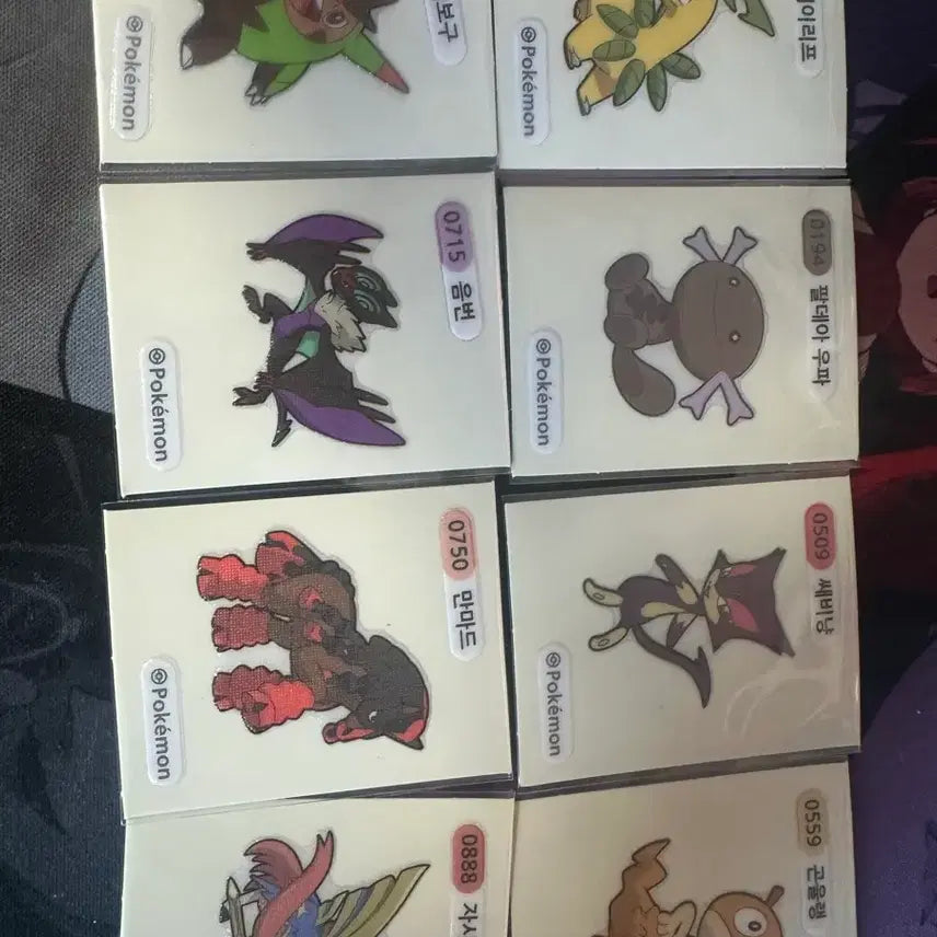[BUNJANG] Pokemon Stickers Bundle Set / 포켓몬 띠부실 일괄판매 포켓몬30주년 포켓피스