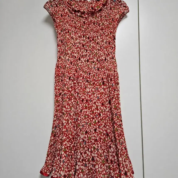 [BUNJANG] KIOK Pattern Pleated Dress (Size 91) / (새상품) 키옥 패턴 플리츠 원피스 (91)